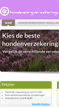 Mobile Screenshot of hondenzorgverzekering.nl
